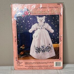 Bucilla Katrina Kat Pillowcase Doll Kit 33237